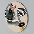 VINYL VARIATION Rundes Wandbild