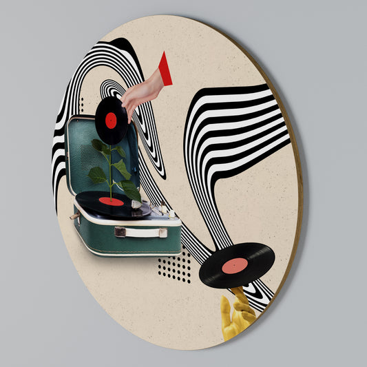 VINYL VARIATION Round Wall Art