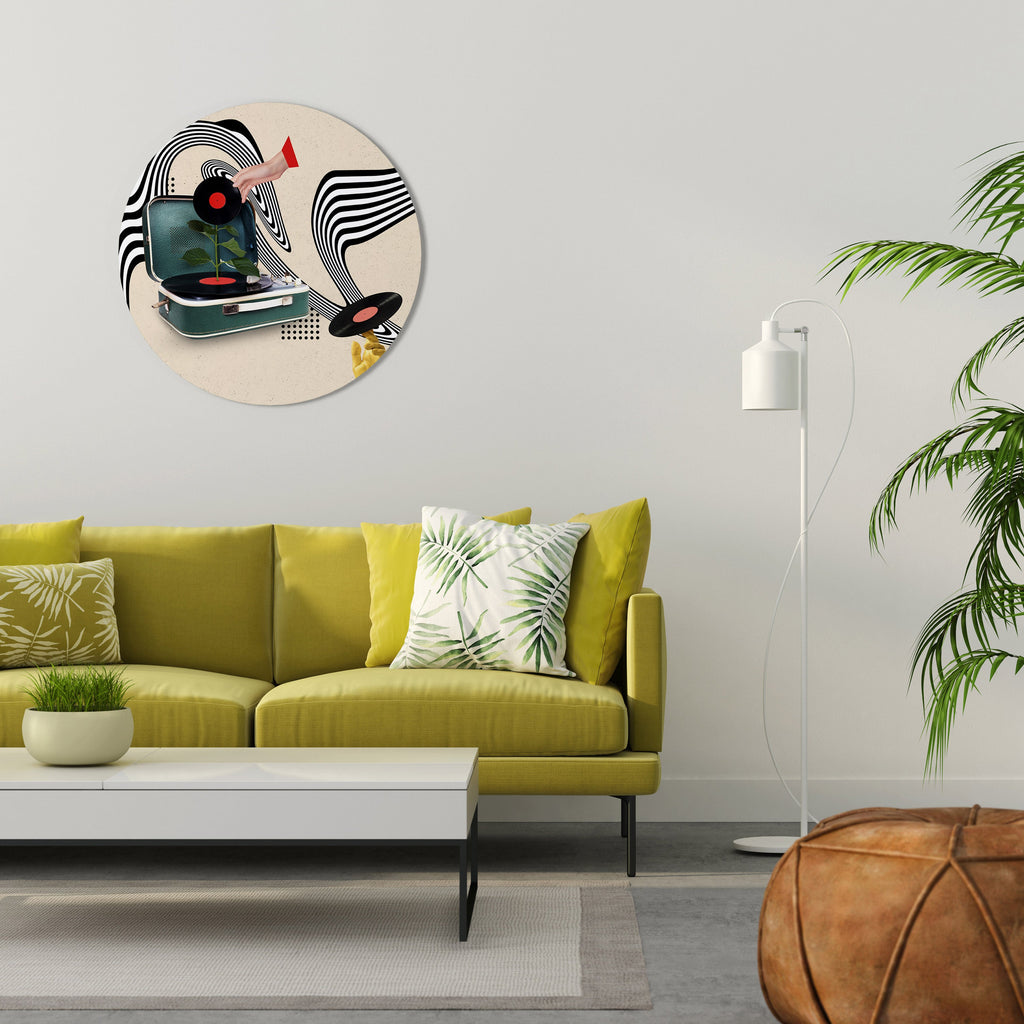 VINYL VARIATION Runde Wandkunst