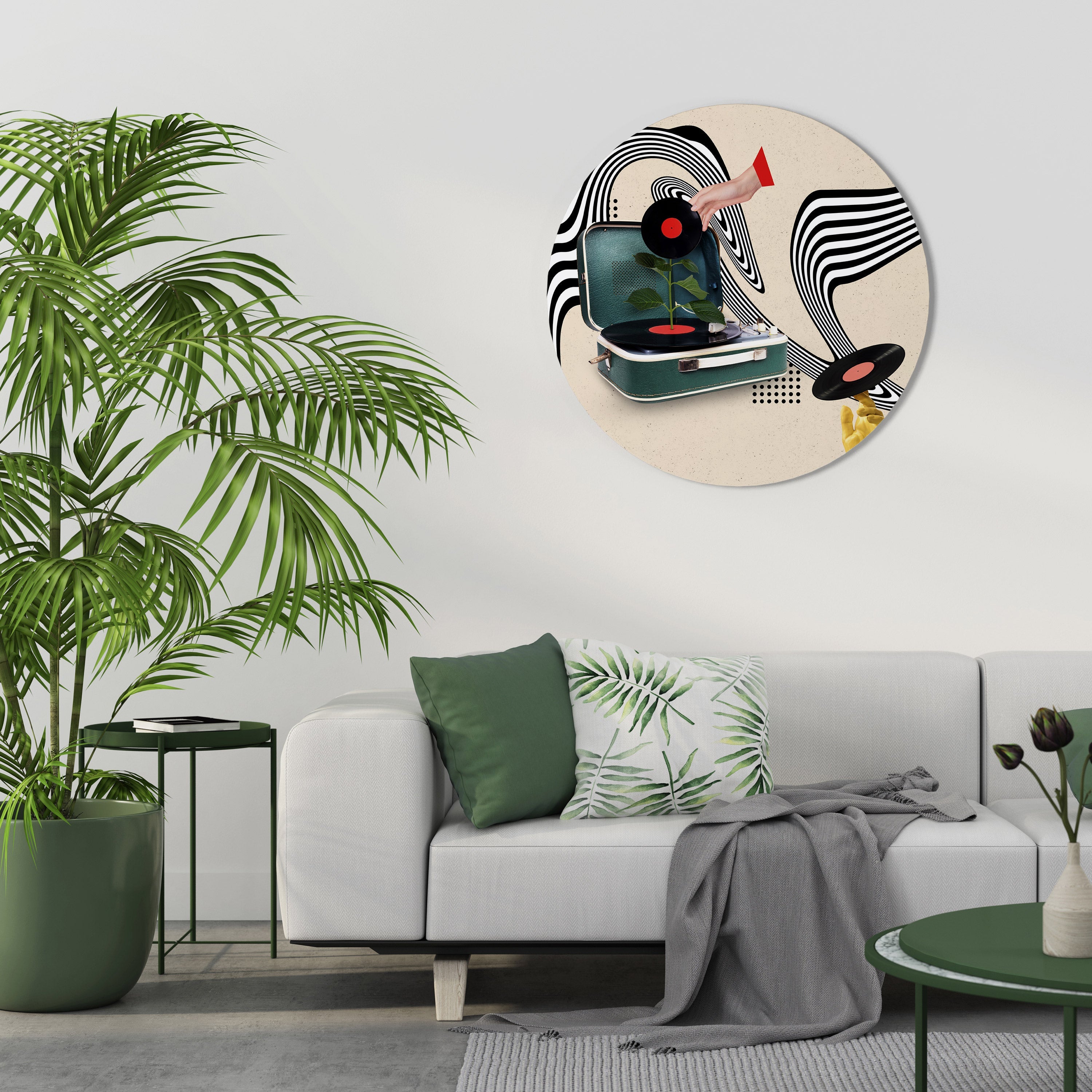 VINYL VARIATION Runde Wandkunst