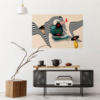 VINYL VARIATION Selbstklebendes Horizontal-Poster