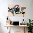 VINYL VARIATION Selbstklebendes Horizontal-Poster