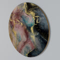 EARTHY MARBLE Rundes Wandbild