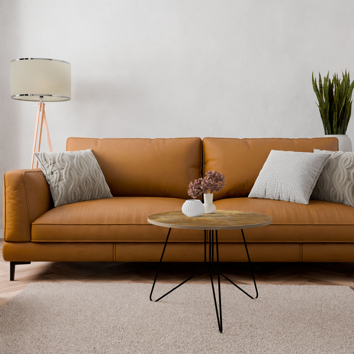 GILDED LEAF CASCADE Couchtisch