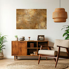 GILDED LEAF CASCADE Selbstklebendes Horizontal-Poster