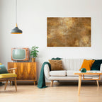 GILDED LEAF CASCADE Selbstklebendes Horizontal-Poster