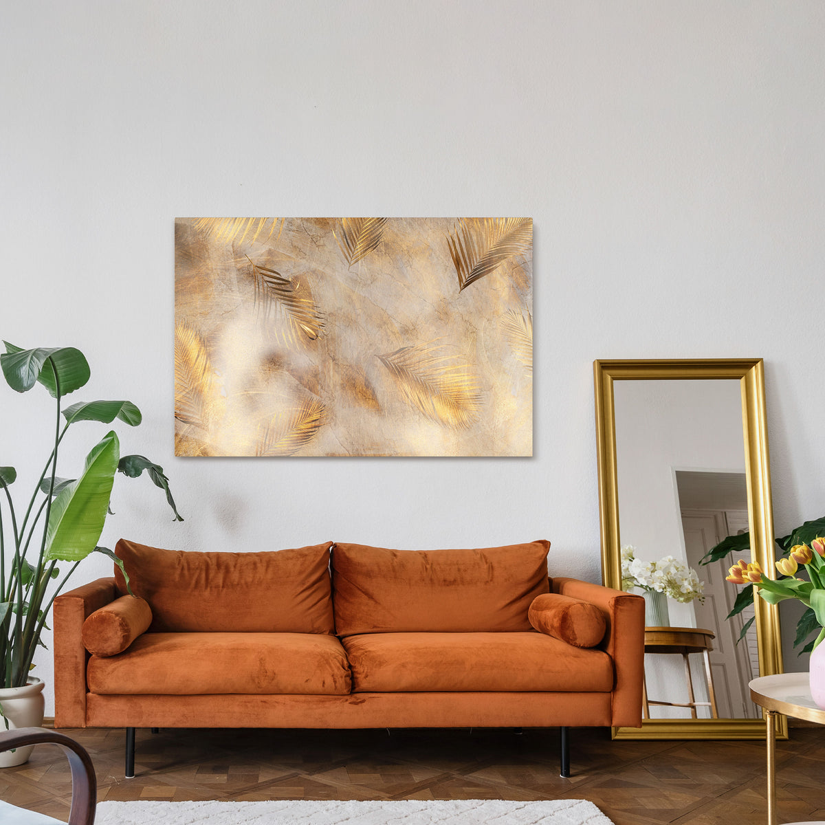 LEAVES OF SPLENDOR Horizontal Canvas Print