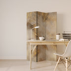LEAVES OF SPLENDOR Decorative 3-Panel Room Divider