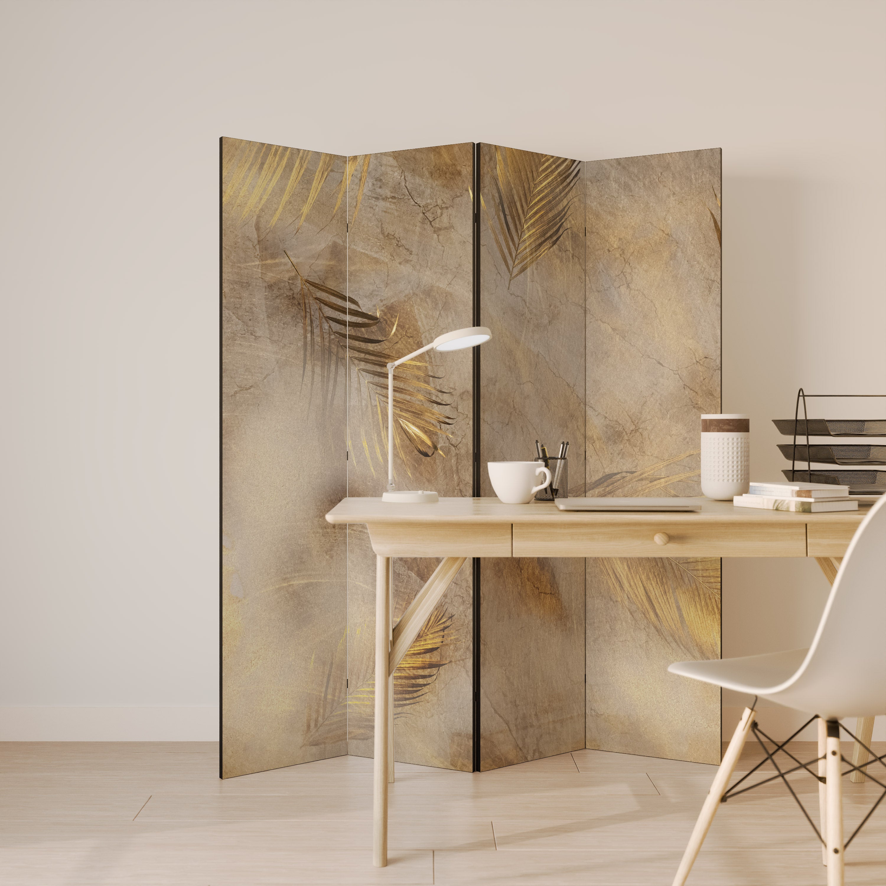 LEAVES OF SPLENDOR 4-teiliger Paravent