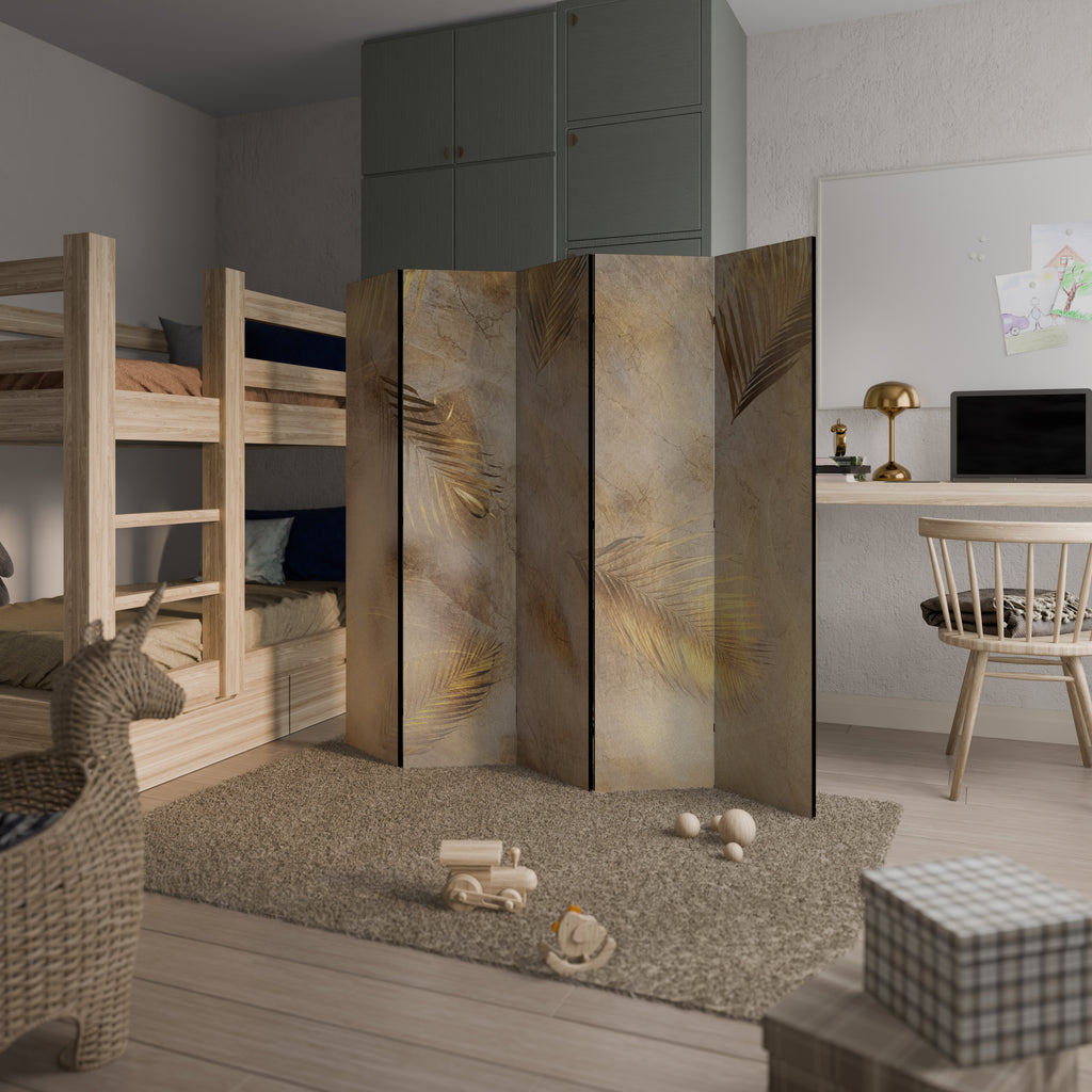 LEAVES OF SPLENDOR 5-Panel Room Divider