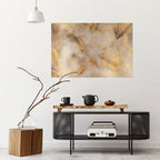 LEAVES OF SPLENDOR Selbstklebendes Horizontal-Poster