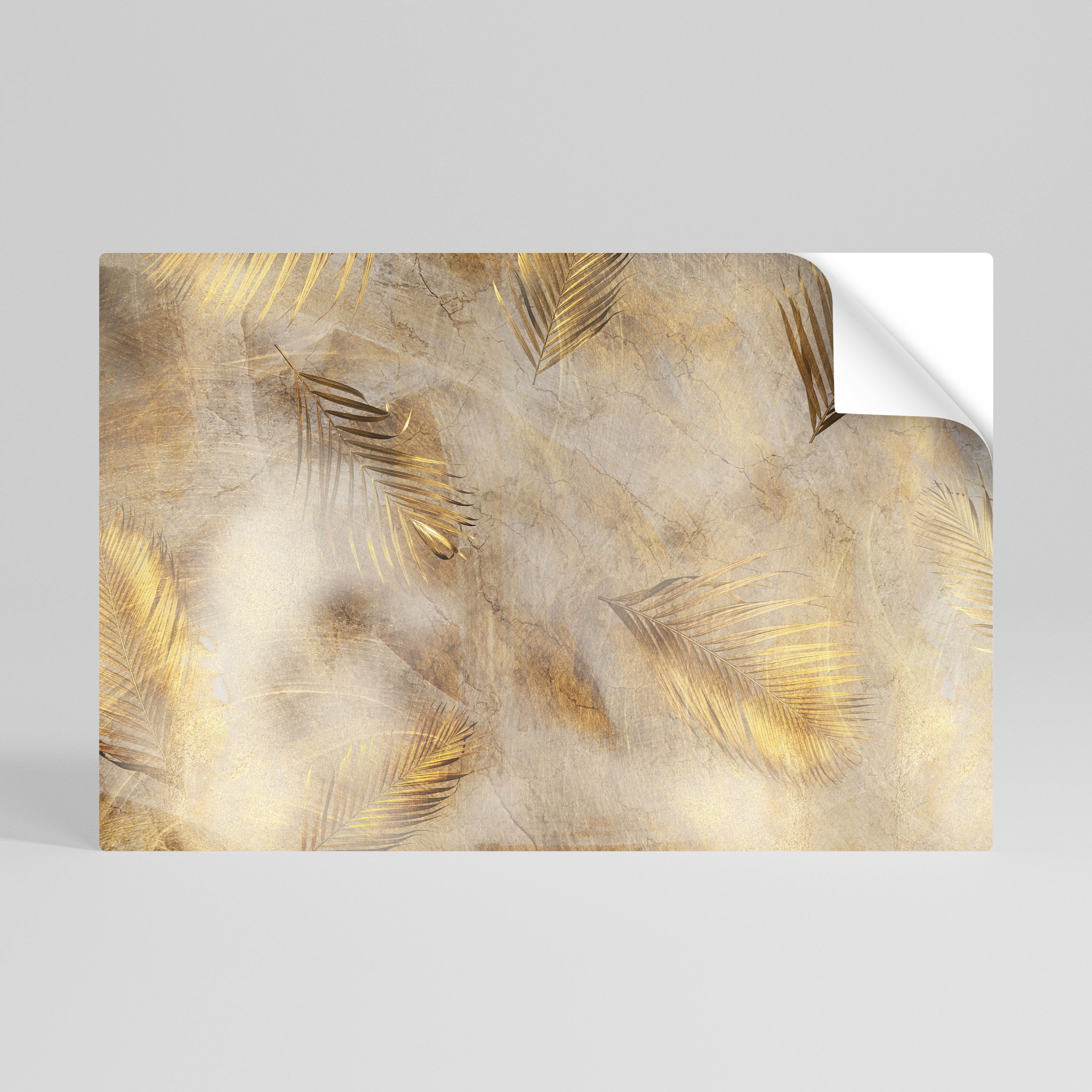 LEAVES OF SPLENDOR Selbstklebendes Horizontal-Poster