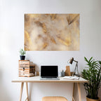 LEAVES OF SPLENDOR Selbstklebendes Horizontal-Poster