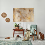 LEAVES OF SPLENDOR Selbstklebendes Horizontal-Poster