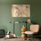 LEAVES OF SPLENDOR Selbstklebendes Horizontal-Poster