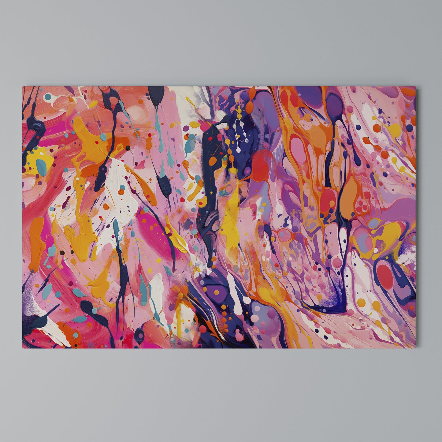 EXPRESSIVE ECHOES Horizontal Canvas Print