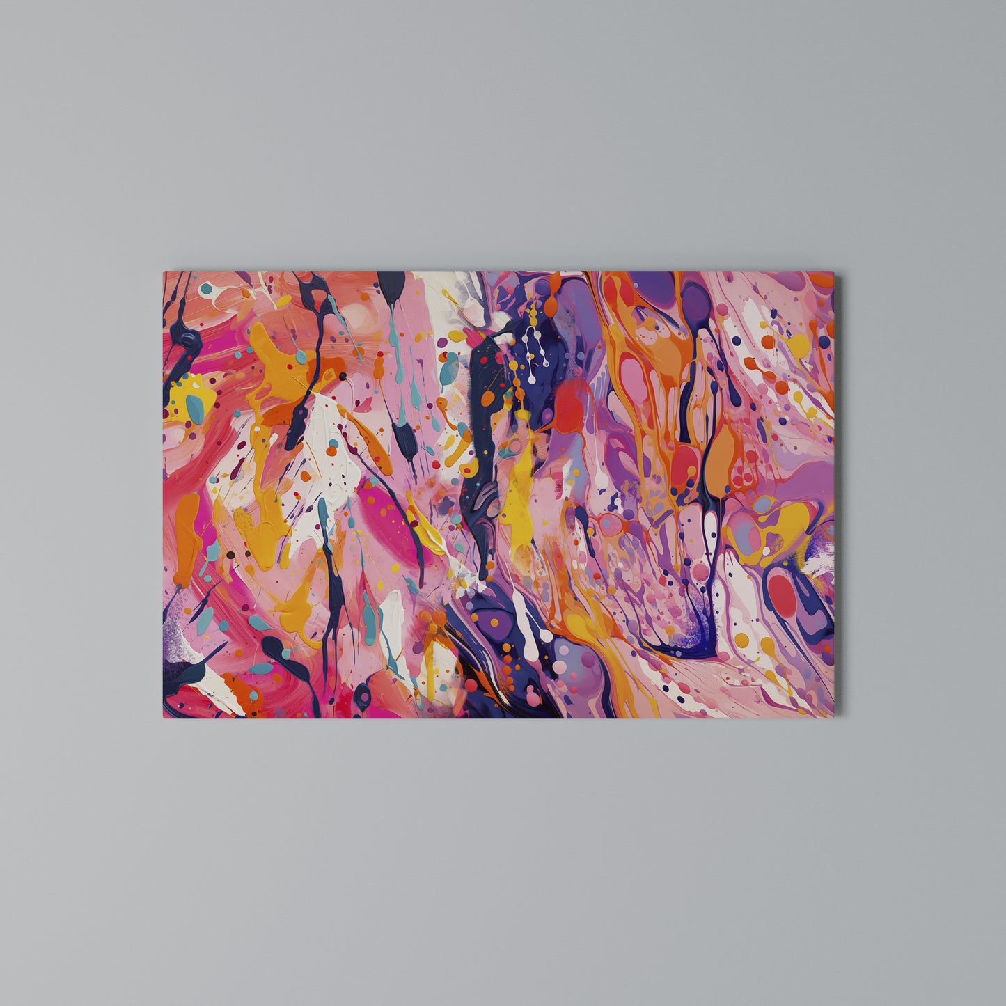 EXPRESSIVE ECHOES Horizontal Canvas Print