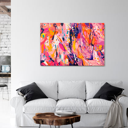 EXPRESSIVE ECHOES Horizontal Canvas Print
