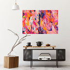 EXPRESSIVE ECHOES Selbstklebendes Horizontal-Poster