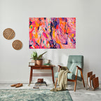 EXPRESSIVE ECHOES Selbstklebendes Horizontal-Poster