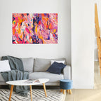 EXPRESSIVE ECHOES Selbstklebendes Horizontal-Poster