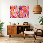 EXPRESSIVE ECHOES Selbstklebendes Horizontal-Poster