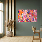 EXPRESSIVE ECHOES Selbstklebendes Horizontal-Poster