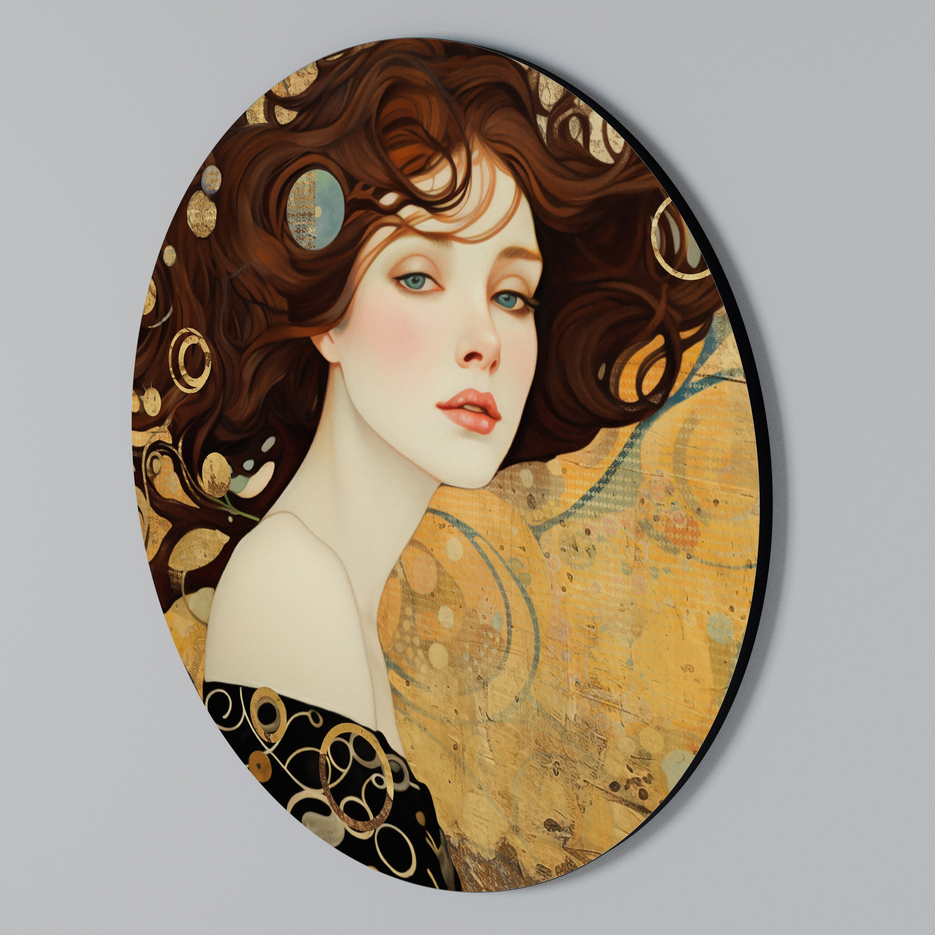 LOST IN THOUGHT Round Wall Art