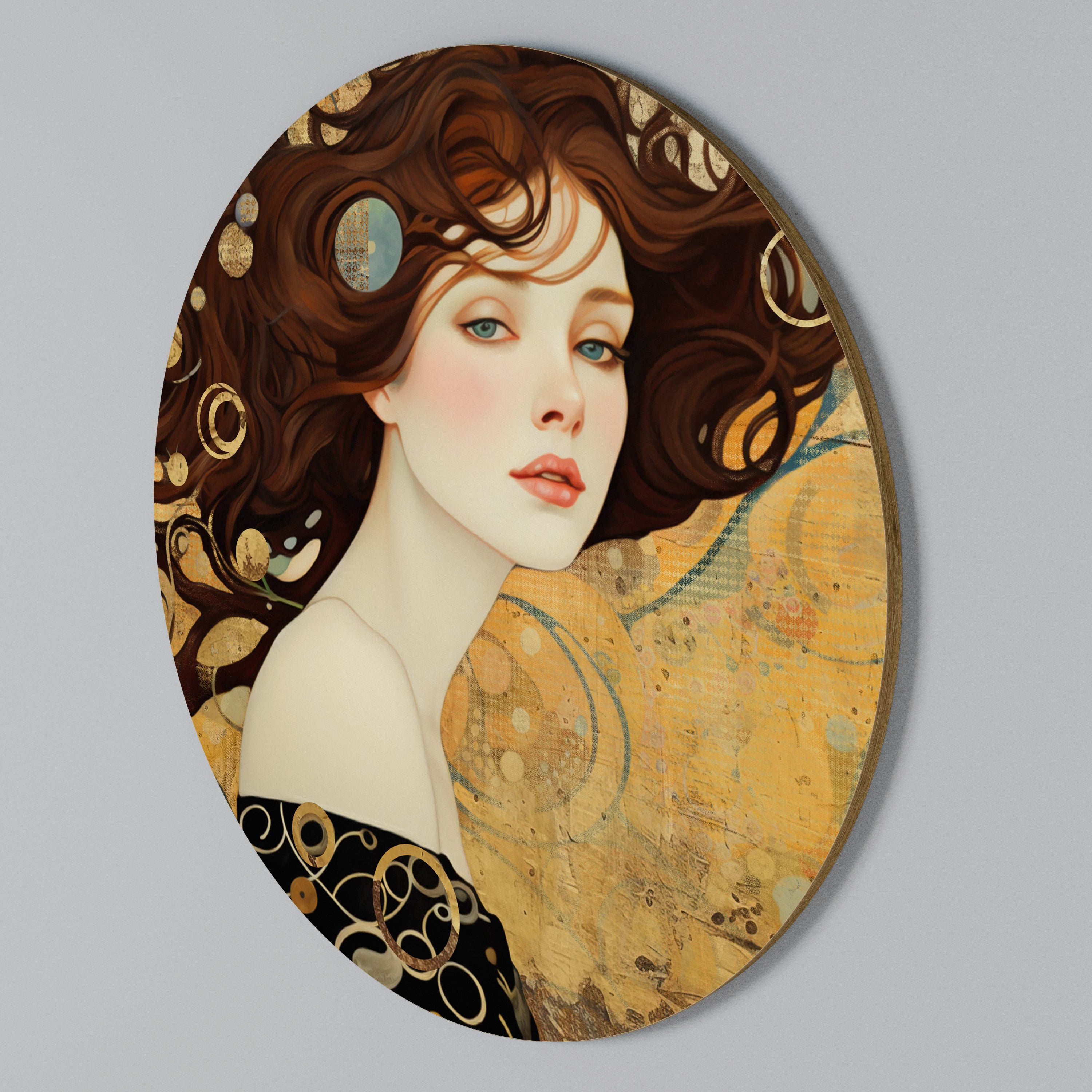 LOST IN THOUGHT Rundes Wandbild