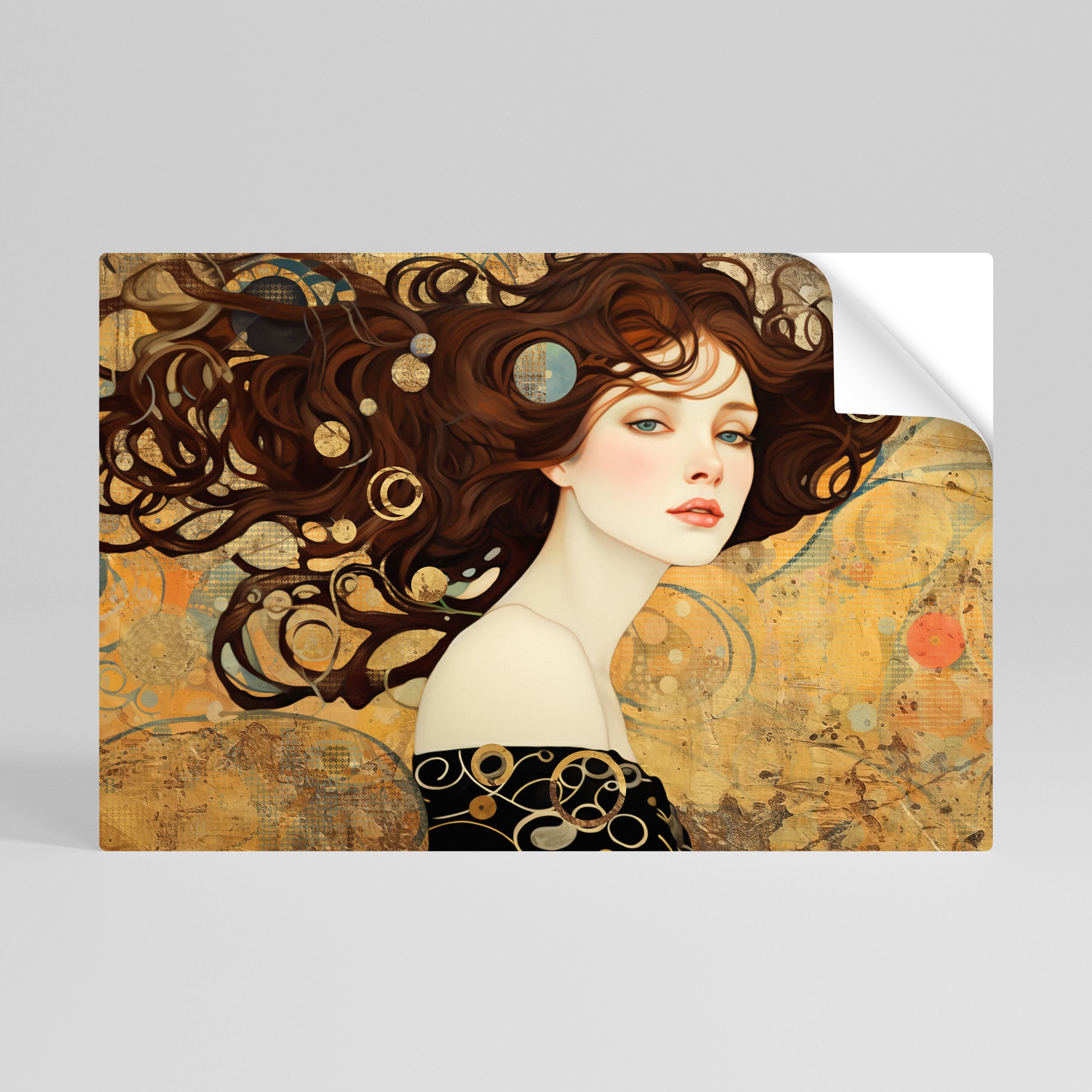 LOST IN THOUGHT Selbstklebendes Horizontal-Poster