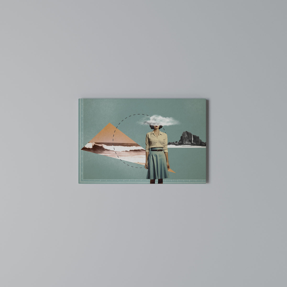 RETRO RESONANCE Horizontal Canvas Print
