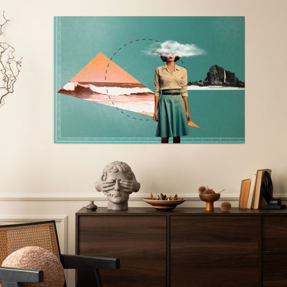 RETRO RESONANCE Horizontal Canvas Print