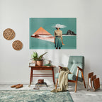 RETRO RESONANCE Selbstklebendes Horizontal-Poster