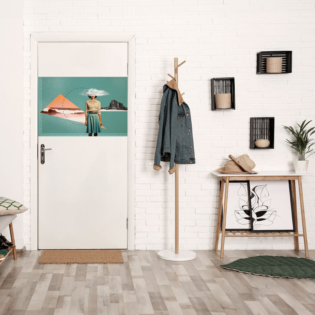 RETRO RESONANCE Horizontales Poster zum Abziehen und Aufkleben