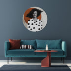 CLASSIC COOL DOTS Runde Wanddekoration Ø 69 cm