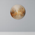 AMBER WHISPERS Runde Wanddekoration Ø 69 cm