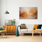 AMBER WHISPERS Selbstklebendes Horizontal-Poster