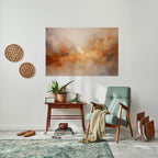 AMBER WHISPERS Selbstklebendes Horizontal-Poster