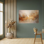 AMBER WHISPERS Selbstklebendes Horizontal-Poster