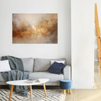 AMBER WHISPERS Selbstklebendes Horizontal-Poster