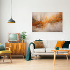 MOLTEN MELODIES Selbstklebendes Horizontal-Poster