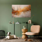 MOLTEN MELODIES Selbstklebendes Horizontal-Poster