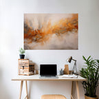 MOLTEN MELODIES Selbstklebendes Horizontal-Poster