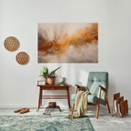 MOLTEN MELODIES Selbstklebendes Horizontal-Poster