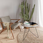 BLACK AND WHITE CONFLUENCE Couchtisch Ø 69 cm