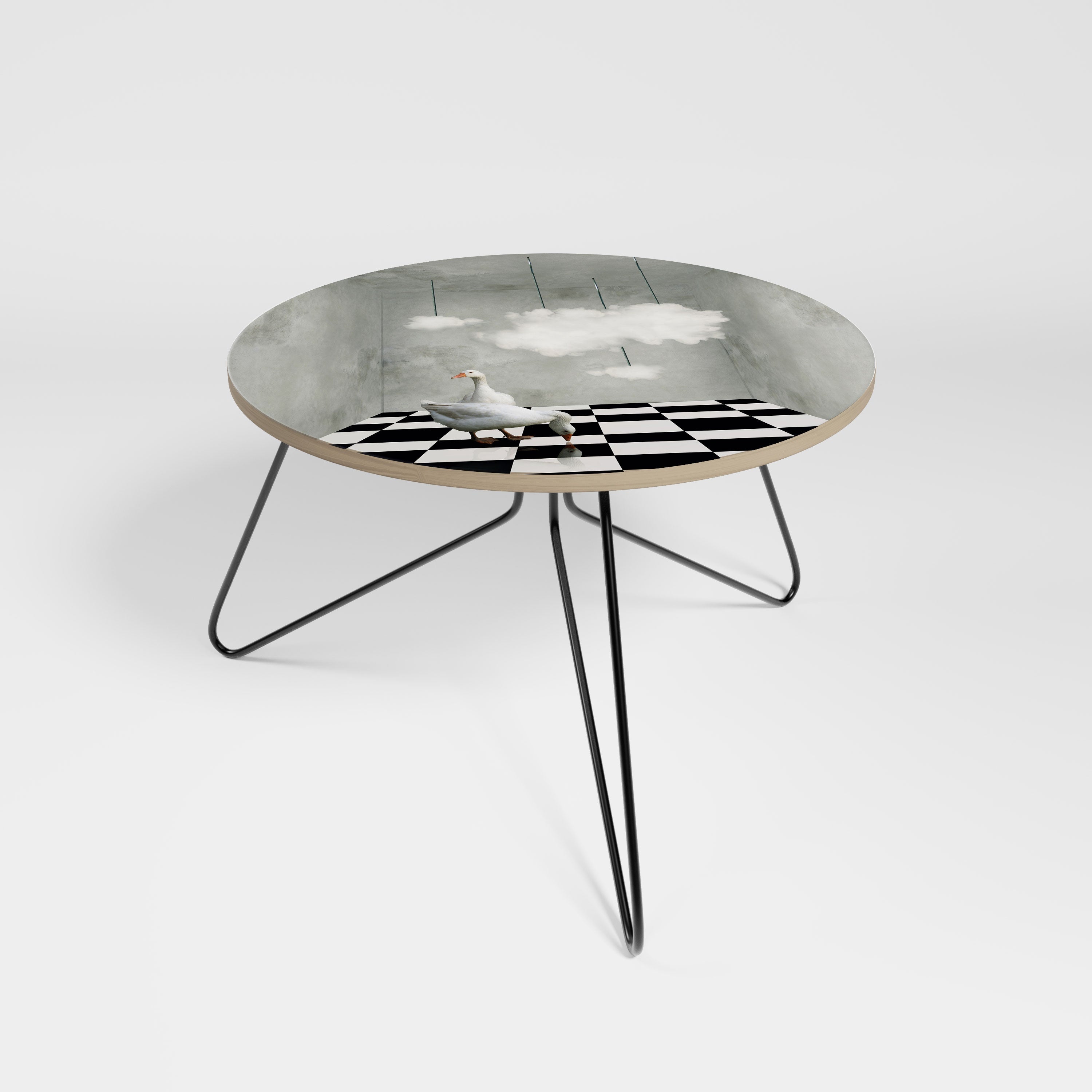 CHESS CLOUD SWAN Couchtisch 60