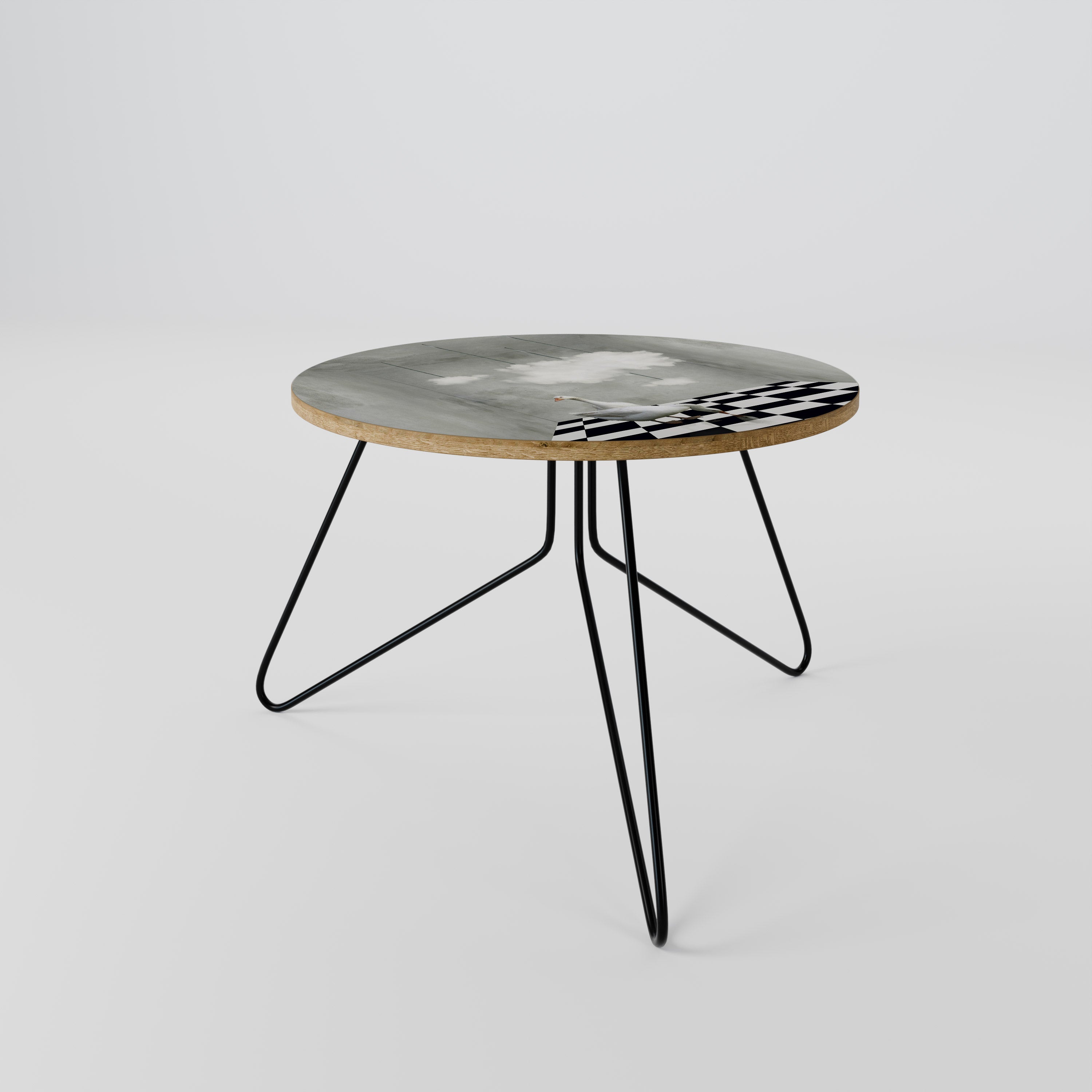 CHESS CLOUD SWAN Couchtisch