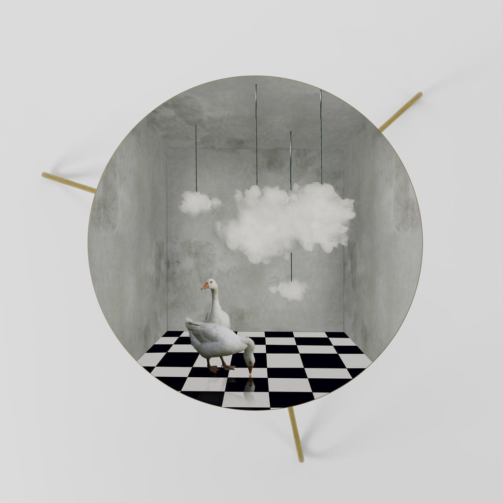 CHESS CLOUD SWAN Couchtisch 60