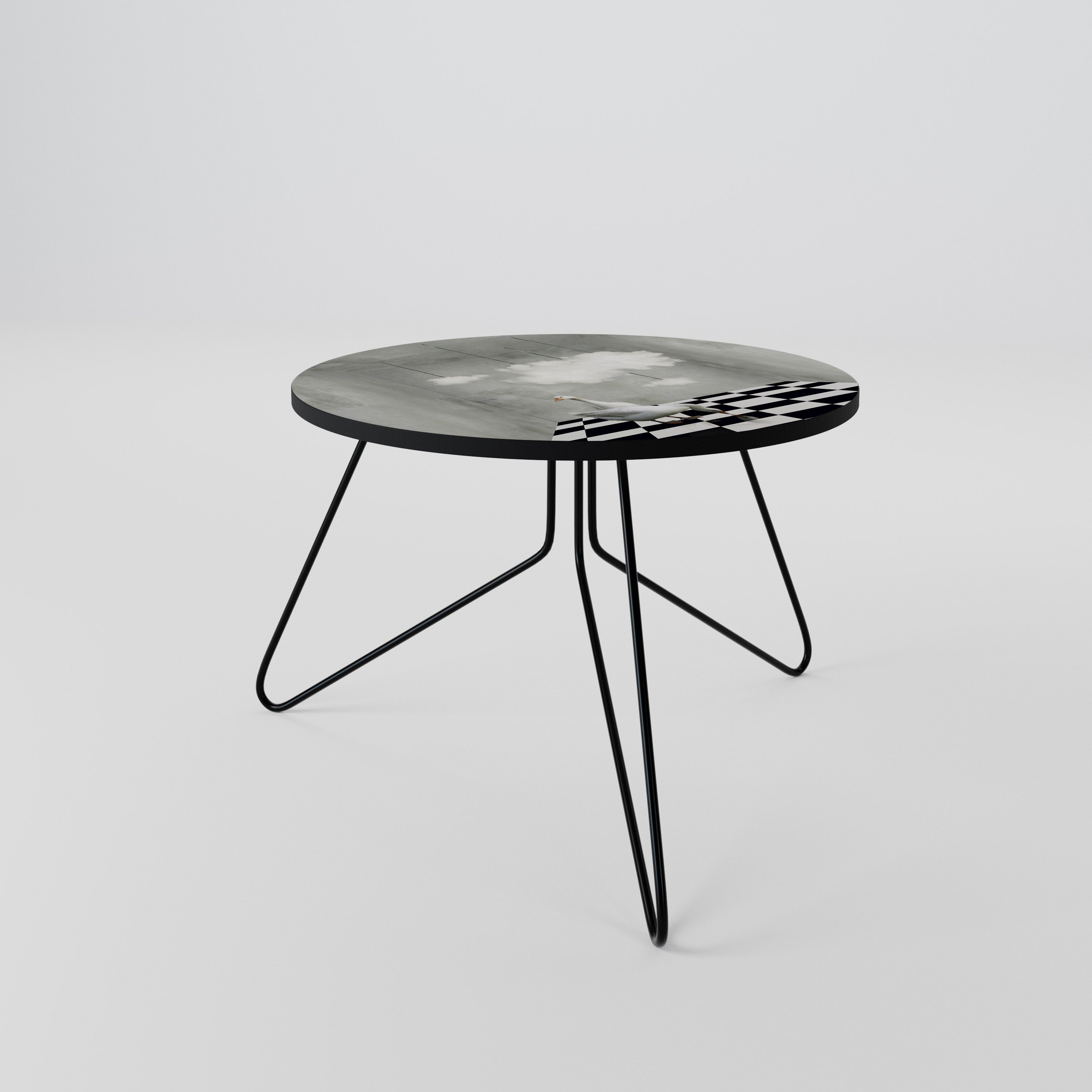 CHESS CLOUD SWAN Couchtisch