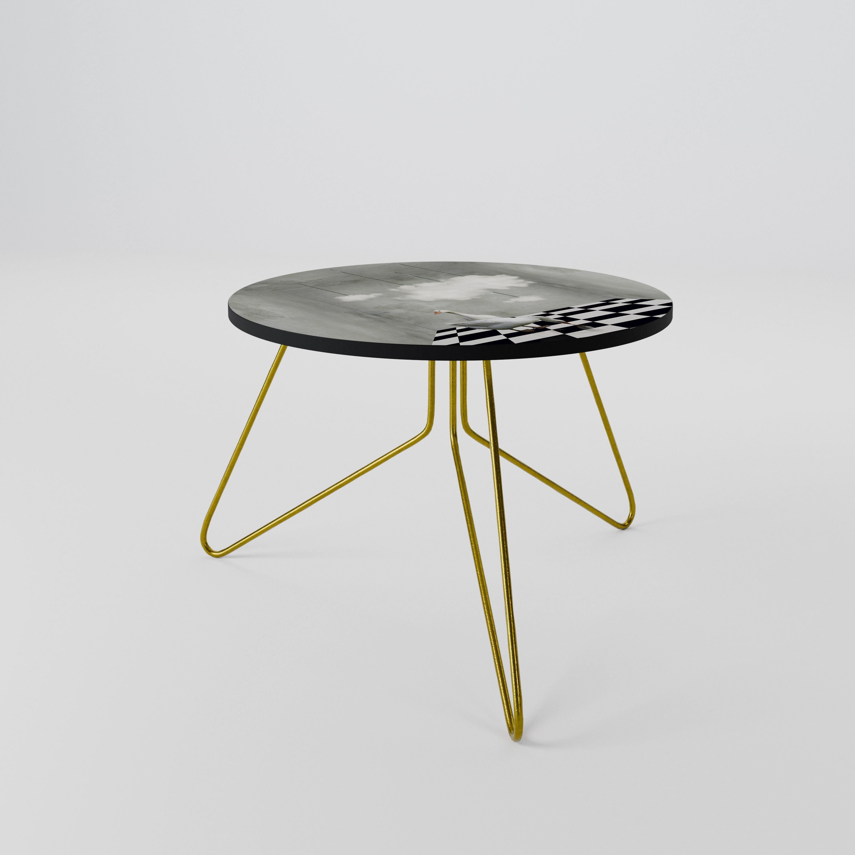 CHESS CLOUD SWAN Couchtisch